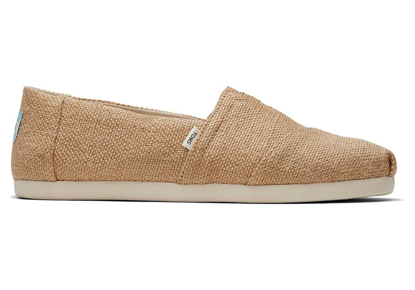 Toms Alpargata Burlap Espadrille Beige - Mens - 93107-WIDL